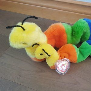 Ty Beanie Baby/Buddy Duo - Inch worm